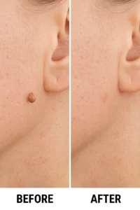 Skin tags removal Hampton Court before and after