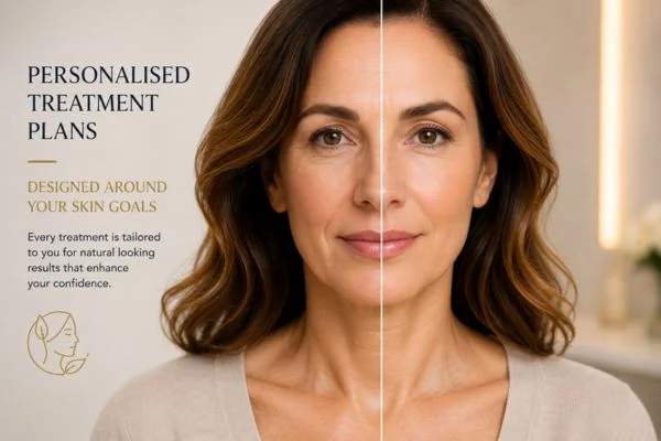 Before and after results of Collagen Lift Therapy Hampton Court
